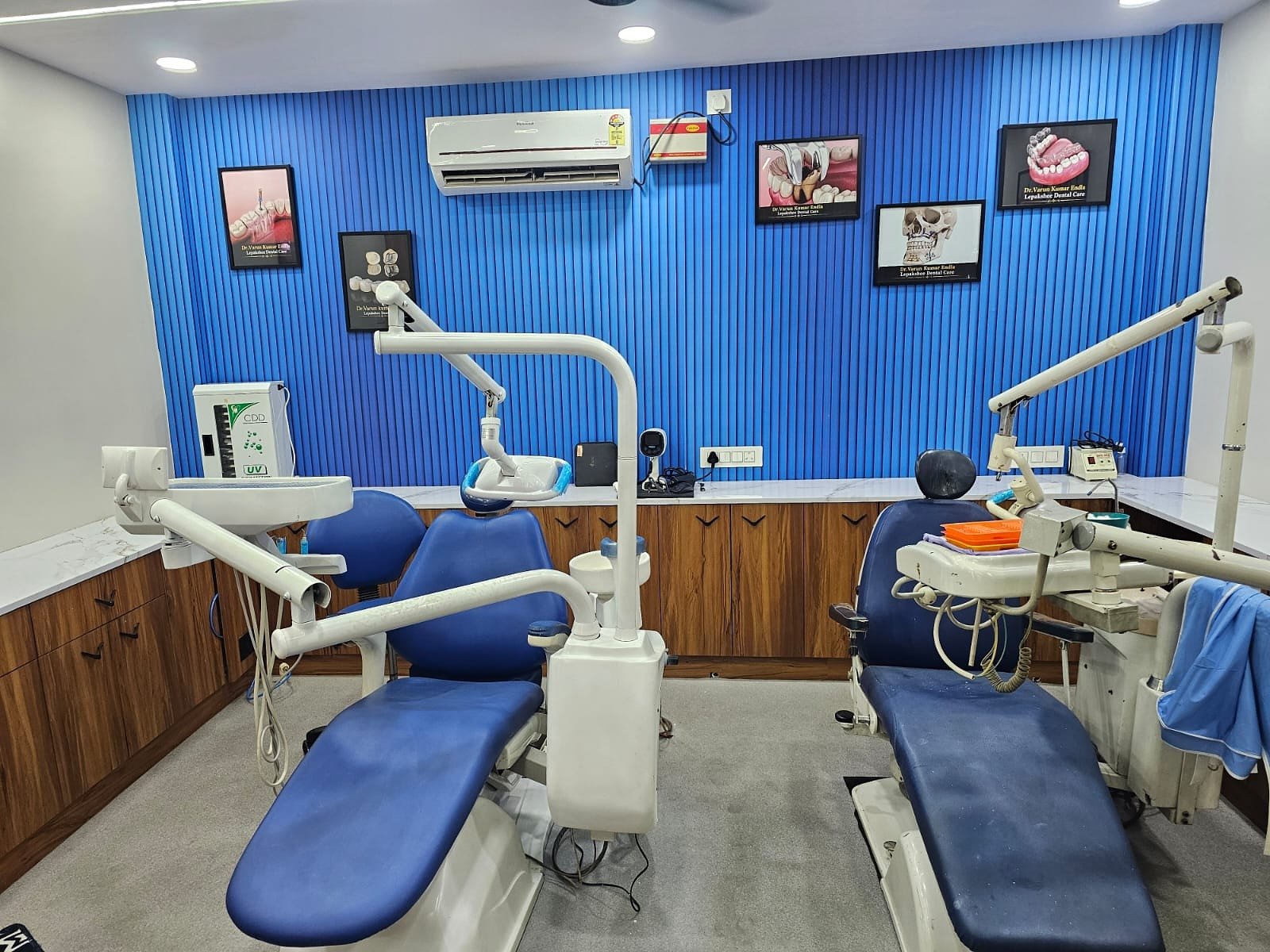 Modern treatment room at Lepakshee Dental Care